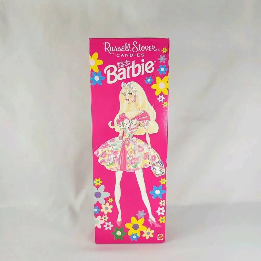 Vintage 90s Russell Stover Candies Special Edition Barbie Pink 16351 Mattel